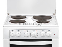 Плита электрическая Gefest 6140-01 белый, конфорок 4 электрических, духовка 55 л, 60 см x 85 см x 60 см