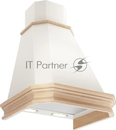 Вытяжка каминная Elikor Камин Грань 90П-650-П3Л бежевый, 90 см, 650 куб. м/ч, 56 дБ