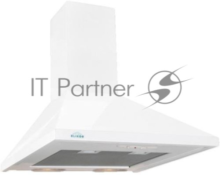 Вытяжка каминная Elikor Вента 60П-430-П3Л белый, 60 см, 430 куб. м/ч, 54 дБ