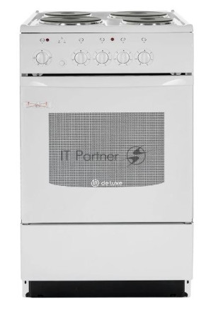 Плита электрическая De Luxe 5004.12 э белый