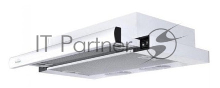 Вытяжка встраиваемая Elikor Интегра 60П-400-В2Л белый, 60 см, 400 куб. м/ч, 55 дБ