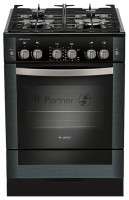 Плита газовая Gefest ПГ 6500-02 0044 черный, конфорок 4 шт, духовка 52 л, 60 см x 85 см x 60 см