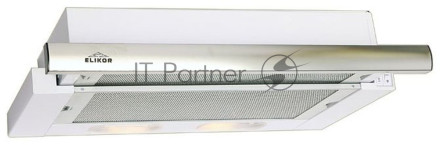 Вытяжка встраиваемая Elikor Интегра 60П-400-В2Л белый/нержавеющая сталь