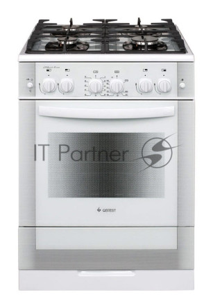 Плита газовая Gefest ПГ 6500-02 0042 белый, конфорок 4 шт, духовка 52 л, 60 см x 85 см x 60 см