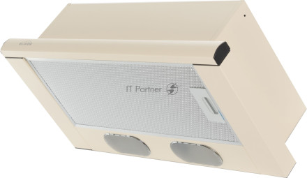 Вытяжка встраиваемая Elikor Интегра 60П-400-В2Л кремовый, 60 см, 400 куб. м/ч, 55 дБ