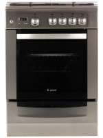 Плита газовая Gefest ПГ 6100-03 0004 серебристый, конфорок 4 шт, духовка 52 л, 60 см x 85 см x 60 см