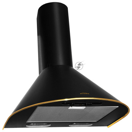 Вытяжка каминная Elikor Эпсилон 60П-430-П3Л черный/золотистый, 60 см, 430 куб. м/ч, 54 дБ
