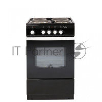 Плита электрическая De Luxe 5004.12э черный, конфорок 4 шт, духовка 46 л, 50 см x 85 см x 50 см