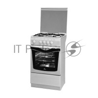 Плита газовая De Luxe 5040.37Г (КР) белый, конфорок 4 шт, духовка 43 л, 50 см x 85 см x 50 см