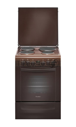 Плита электрическая Gefest 6140-03 0001 коричневый, конфорок 4 электрических, духовка 55 л, 60 см x 85 см x 60 см