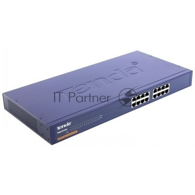 Коммутатор Tenda TEG1016G 16-Port 10/100/1000 Gigabit Switch 19"