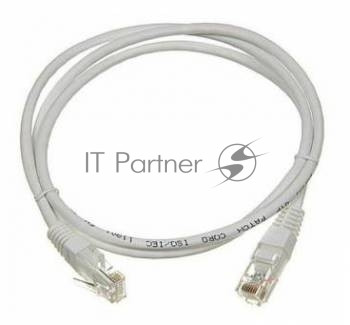 Патч-корд LANMASTER TWT RJ-45 (m)-RJ-45 (m) cat.5e 0.5м серый