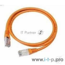 Патч-корд UTP Cablexpert PP12-0.5M/O cat.5e, 0.5м, литой, многожильный, оранжевый