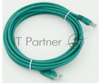 Патч-корд molded 5E Copper 5m зеленый