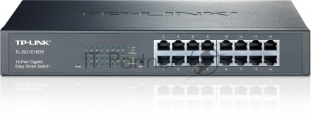Коммутатор сетевой TP-Link SMB TL-SG1016DE 16-Port Gigabit Easy Smart Switch, 16 10/100/100Mbps RJ45 ports, MTU/Port/Tag-based VLAN, QoS, IGMP Snooping