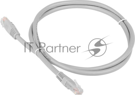 Патч-корд LANMASTER TWT-45-45-5.0/6-GY 5м UTP Cat 6 серый