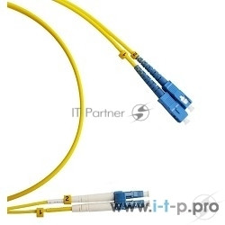 Патч-корд Hyperline FC-9-LC-SC-UPC-2M Патч-корд волоконно-оптический (шнур) SM 9/125 (OS2), LC/UPC-SC/UPC, duplex, LSZH, 2 м/FC-D2-9-LC/UR-SC/UR-H-2M-LSZH-YL
