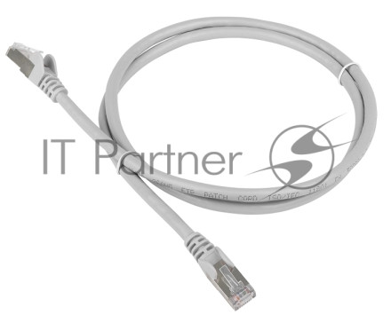 Патч-корд LANMASTER TWT-45-45-5.0/S-GY 5м FTP Cat 5e серый