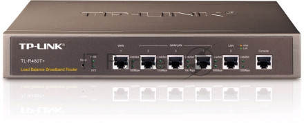 Маршрутизатор TP-Link SMB TL-R480T+ для ср.бизнеса 1WAN+4LAN 10/100Mb/s,Intel IXP 266MHz, Firewall,NAT,VPN