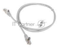 Патч-корд LANMASTER FTP TWT-45-45-1.0/S6-GY вилка RJ-45-вилка RJ-45 Cat.6 1м серый ПВХ (уп.:1шт)