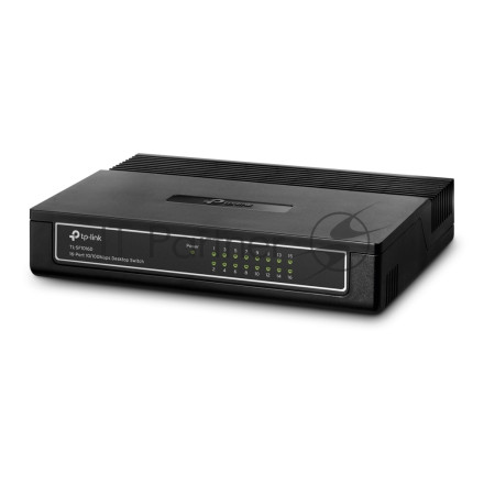 Коммутатор TP-Link SMB TL-SF1016D Коммутатор 16-port 10/100M Desktop Switch, 16 10/100M RJ45 ports, Plastic case