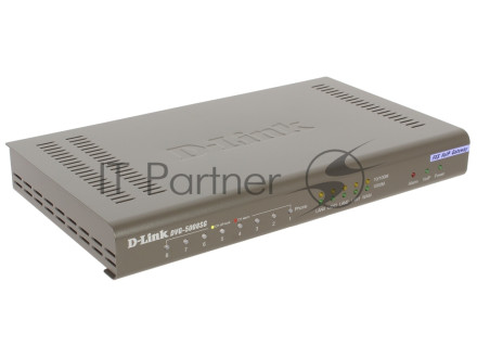 Интернет-телефония D-Link DVG-5008SG/A1A Голосовой шлюз с 8 FXS-портами, 1 WAN-портом 10/100/1000Base-T и 4 LAN-портами 10/1000Base-T