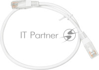 Патч-корд LANMASTER UTP TWT-45-45-0.5-WH вилка RJ-45-вилка RJ-45 cat.5е 0.5м белый ПВХ