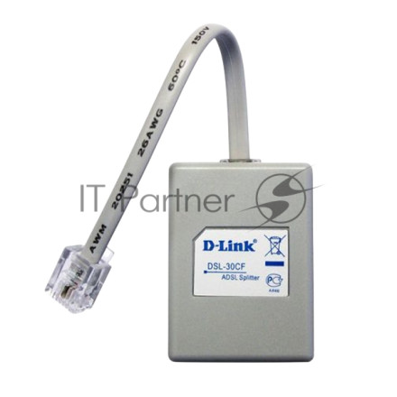 Сплиттер xDSL D-Link DSL-30CF/RS RJ-11 ADSL Annex A